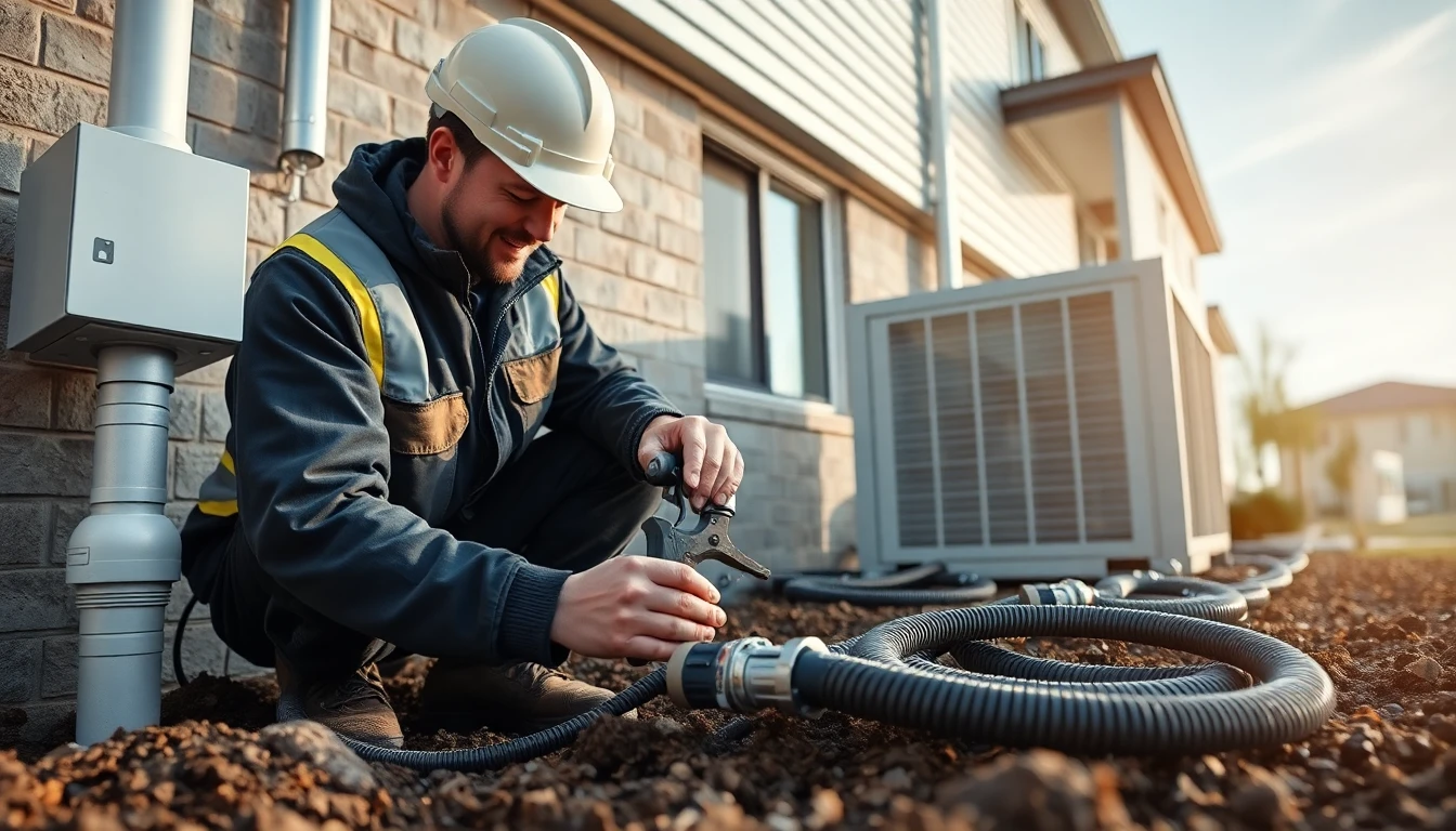 Geothermal Heat Pump Installation